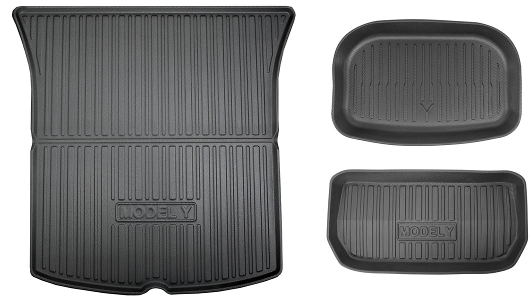 Kofferraum-Matten Set (3-teilig) für Tesla Model Y