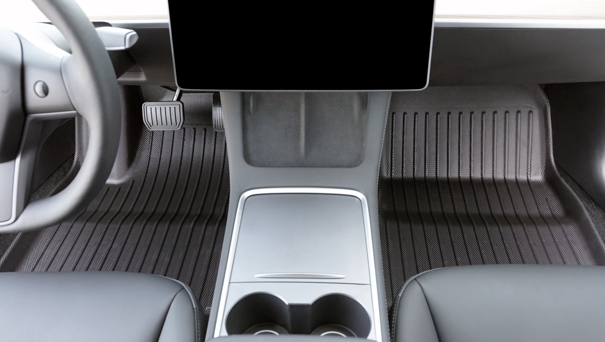 Gummimatten Set Kofferraum (hinten und vorne) für das Tesla Model