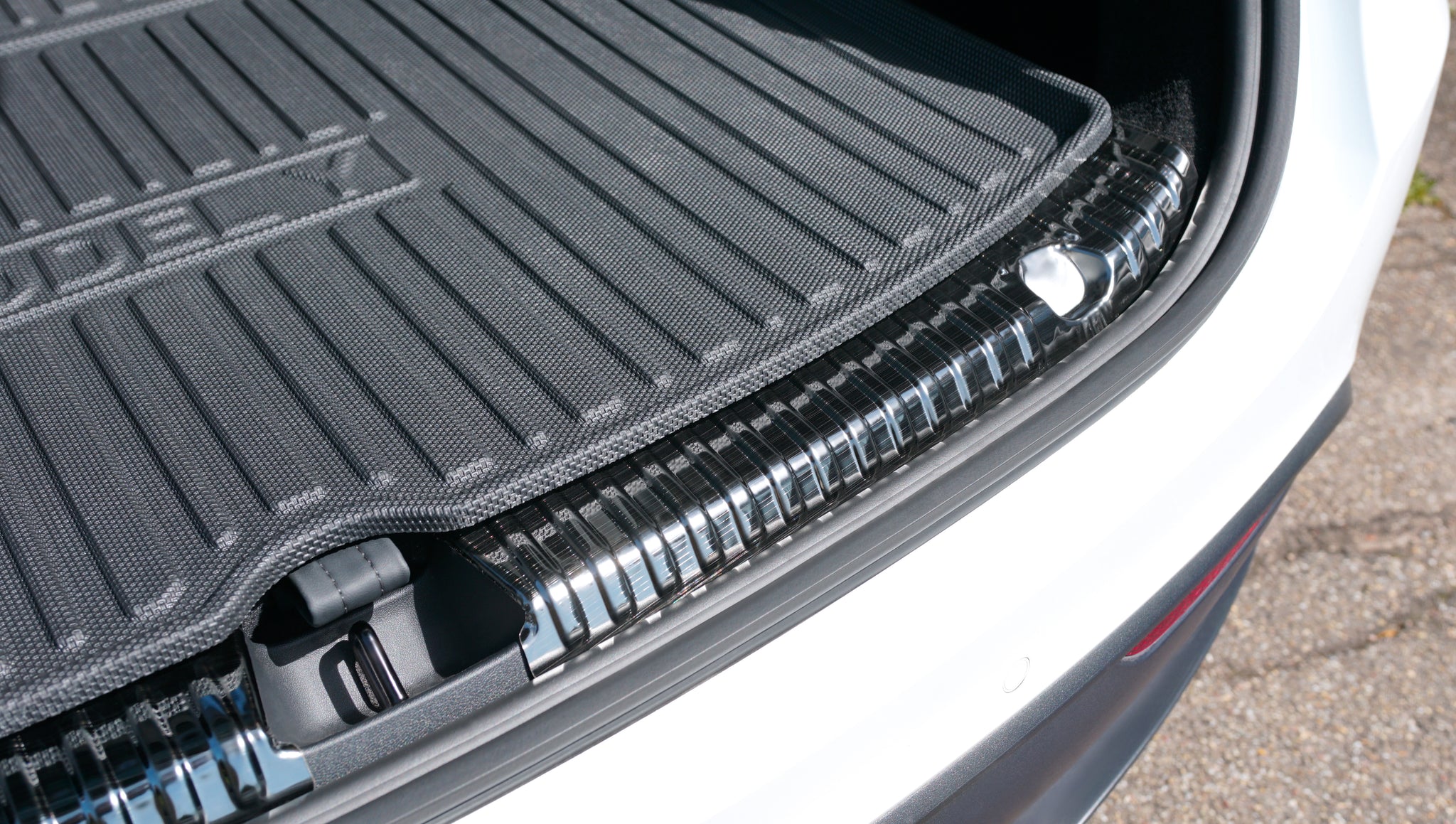 Schutzblende Kofferraum für Tesla Model Y, Stoßstangenschutz Links