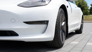 Mud Flaps (White) for Tesla Model 3