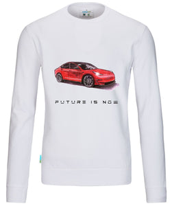 Fairtrade Pullover "FUTURE IS NOW"